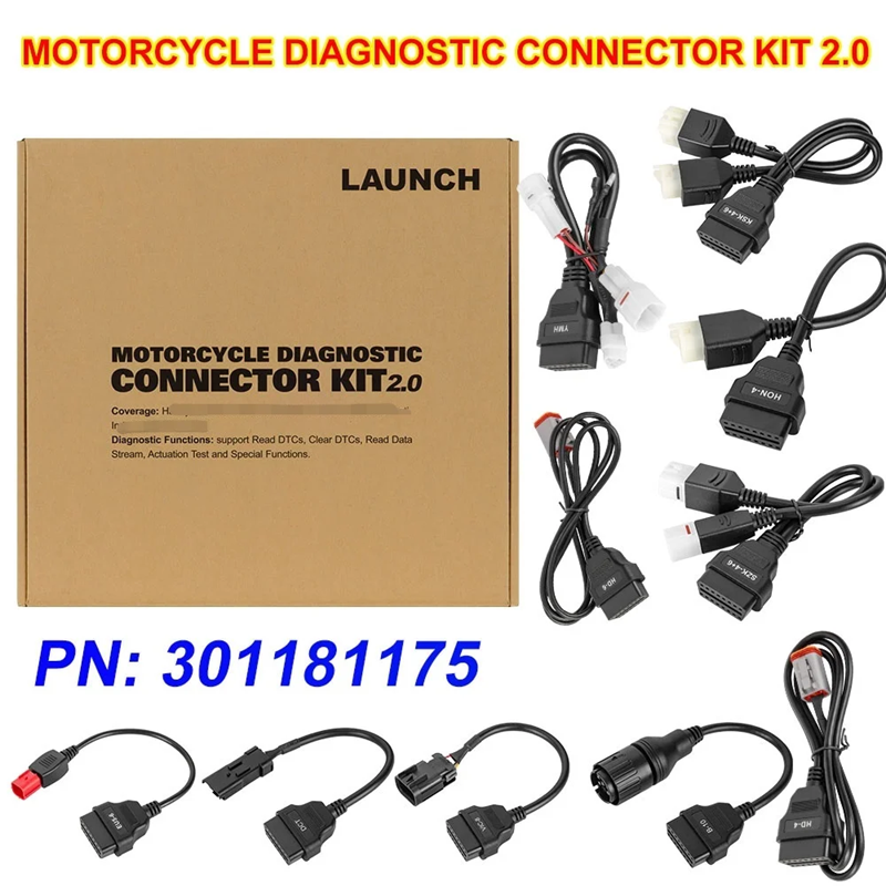 LAUNCH Motorcycle Diagnostic Connector Kit 2.0