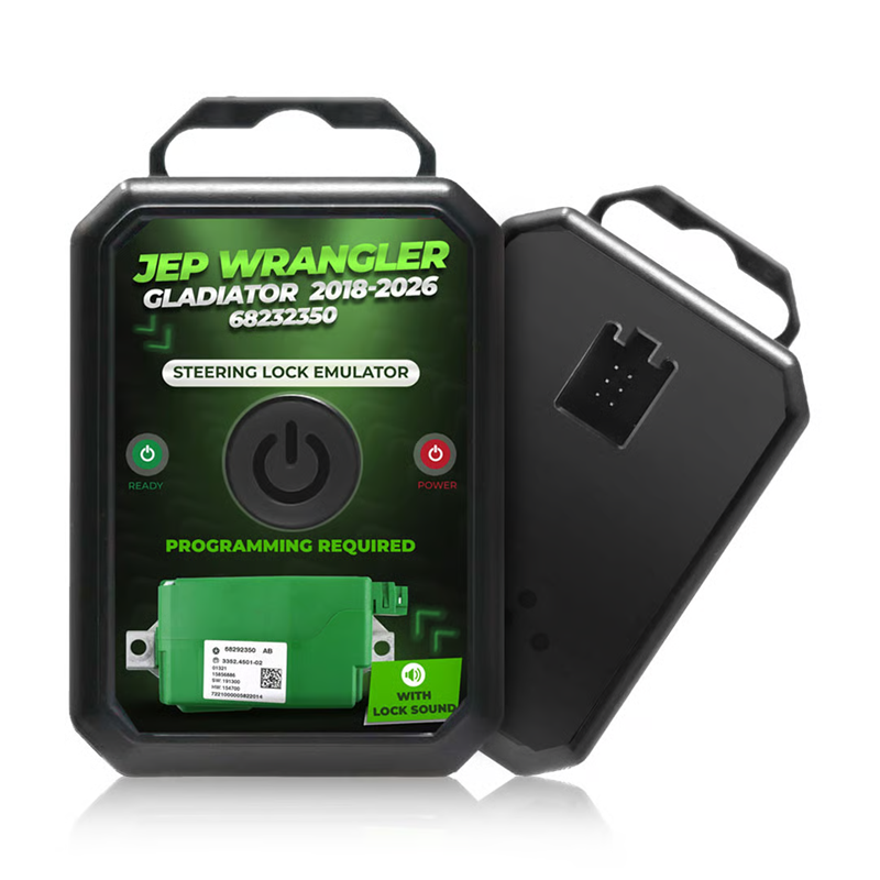 Jeep Wrangler Gladiator 2018-2026 Steering Lock Emulator Simulator